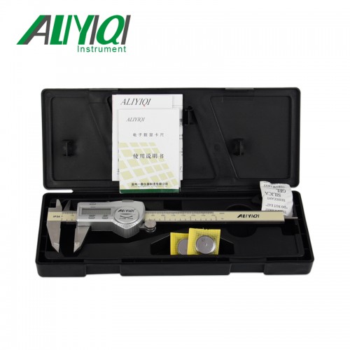 Aliyiqi艾力IP54电子数显卡尺0-150包装